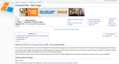 Desktop Screenshot of consumerwiki.co.uk